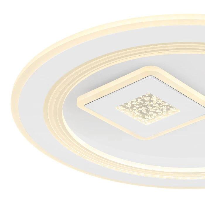 Globo VALERIA Deckenleuchte LED Chrom, Weiß, 1-flammig, Fernbedienung 4 Globo VALERIA Deckenleuchte LED Chrom, Weiß, 1-flammig, Fernbedienung – Bild 4