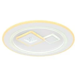 Globo VALERIA Deckenleuchte LED Chrom, Weiß, 1-flammig, Fernbedienung 15 Globo VALERIA Deckenleuchte LED Chrom, Weiß, 1-flammig, Fernbedienung -LED Leuchten Verkäufe 2022 globo valeria deckenleuchte 48455 40r 5