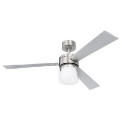 Globo VERLOSA Deckenventilator LED Nickel-Matt, 1-flammig, Fernbedienung 14 Globo VERLOSA Deckenventilator LED Nickel-Matt, 1-flammig, Fernbedienung -LED Leuchten Verkäufe 2022 globo verlosa deckenventilator 03642 3