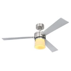 Globo VERLOSA Deckenventilator LED Nickel-Matt, 1-flammig, Fernbedienung 16 Globo VERLOSA Deckenventilator LED Nickel-Matt, 1-flammig, Fernbedienung -LED Leuchten Verkäufe 2022 globo verlosa deckenventilator 03642 5
