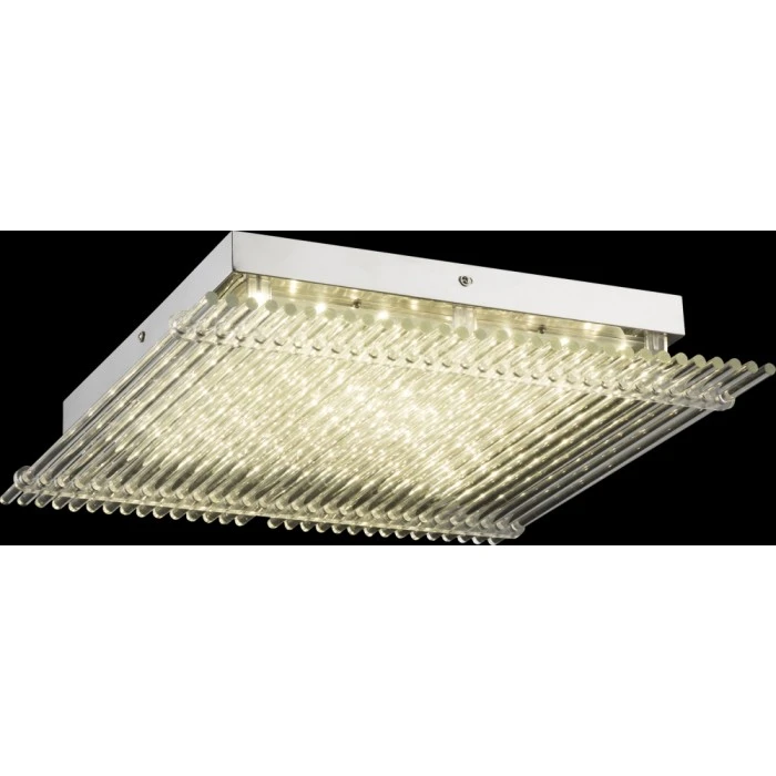 Globo VILLARICA Deckenleuchte LED Chrom, 1-flammig 1 Globo VILLARICA Deckenleuchte LED Chrom, 1-flammig