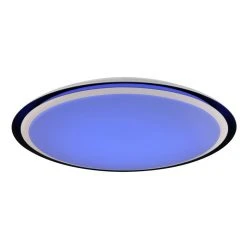 Globo XAVER Deckenleuchte LED Schwarz, Wei&szlig;, 2-flammig, Fernbedienung, Farbwechsler -LED Leuchten Verkäufe 2022 globo xaver deckenleuchte 41359 40rgbsh 7