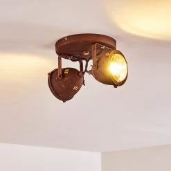 Hofstein Glostrup Deckenleuchte LED Rostfarben, 2-flammig -LED Leuchten Verkäufe 2022 glostrup deckenleuchte h3293881 do1 12