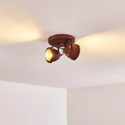 Hofstein Glostrup Deckenleuchte LED Rostfarben, 2-flammig -LED Leuchten Verkäufe 2022 glostrup deckenleuchte h3293881 do1 14