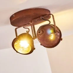 Hofstein Glostrup Deckenleuchte LED Rostfarben, 2-flammig -LED Leuchten Verkäufe 2022 glostrup deckenleuchte h3293881 do1 6