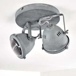 Hofstein Glostrup Deckenleuchte LED Grau, 2-flammig -LED Leuchten Verkäufe 2022 glostrup deckenleuchte h3293904 do1 15