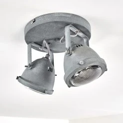 Hofstein Glostrup Deckenleuchte LED Grau, 2-flammig -LED Leuchten Verkäufe 2022 glostrup deckenleuchte h3293904 do1 16