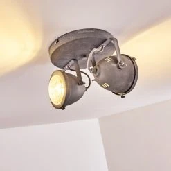 Hofstein Glostrup Deckenleuchte LED Grau, 2-flammig -LED Leuchten Verkäufe 2022 glostrup deckenleuchte h3293904 do1 6