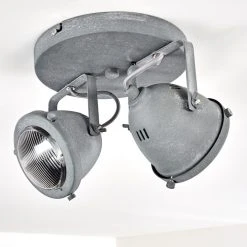 Hofstein Glostrup Deckenleuchte LED Grau, 2-flammig -LED Leuchten Verkäufe 2022 glostrup deckenleuchte h3293904 do1 8