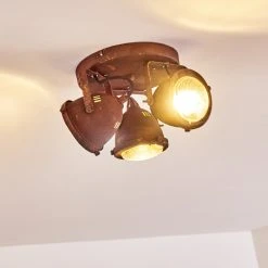Hofstein Glostrup Deckenleuchte LED Rostfarben, 3-flammig -LED Leuchten Verkäufe 2022 glostrup deckenleuchte h3303634 do1 12