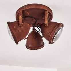 Hofstein Glostrup Deckenleuchte LED Rostfarben, 3-flammig -LED Leuchten Verkäufe 2022 glostrup deckenleuchte h3303634 do1 16