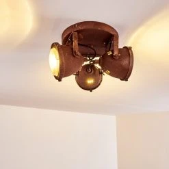 Hofstein Glostrup Deckenleuchte LED Rostfarben, 3-flammig -LED Leuchten Verkäufe 2022 glostrup deckenleuchte h3303634 do1 17