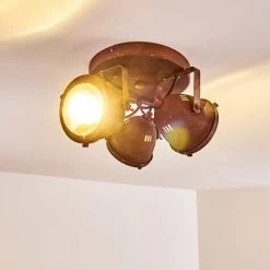 Hofstein Glostrup Deckenleuchte LED Rostfarben, 3-flammig -LED Leuchten Verkäufe 2022 glostrup deckenleuchte h3303634 do1 2