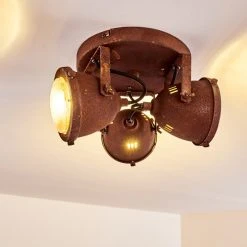 Hofstein Glostrup Deckenleuchte LED Rostfarben, 3-flammig -LED Leuchten Verkäufe 2022 glostrup deckenleuchte h3303634 do1 20