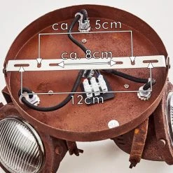 Hofstein Glostrup Deckenleuchte LED Rostfarben, 3-flammig -LED Leuchten Verkäufe 2022 glostrup deckenleuchte h3303634 do1 21