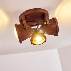 Hofstein Glostrup Deckenleuchte LED Rostfarben, 3-flammig -LED Leuchten Verkäufe 2022 glostrup deckenleuchte h3303634 do1 3