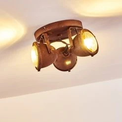 Hofstein Glostrup Deckenleuchte LED Rostfarben, 3-flammig -LED Leuchten Verkäufe 2022 glostrup deckenleuchte h3303634 do1 6