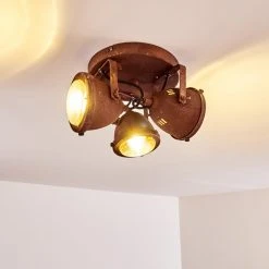 Hofstein Glostrup Deckenleuchte LED Rostfarben, 3-flammig -LED Leuchten Verkäufe 2022 glostrup deckenleuchte h3303634 do1 7