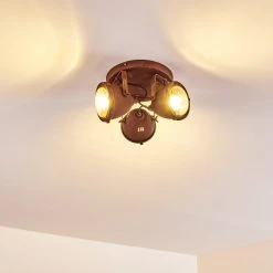 Hofstein Glostrup Deckenleuchte LED Rostfarben, 3-flammig -LED Leuchten Verkäufe 2022 glostrup deckenleuchte h3303634 do1 9