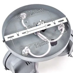 Hofstein Glostrup Deckenleuchte LED Grau, 3-flammig -LED Leuchten Verkäufe 2022 glostrup deckenleuchte h3303658 do1 18