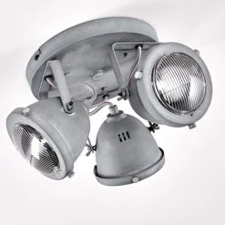 Hofstein Glostrup Deckenleuchte LED Grau, 3-flammig -LED Leuchten Verkäufe 2022 glostrup deckenleuchte h3303658 do1 5