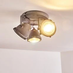 Hofstein Glostrup Deckenleuchte LED Grau, 3-flammig -LED Leuchten Verkäufe 2022 glostrup deckenleuchte h3303658 do1 6