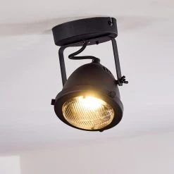 Hofstein Glostrup Deckenleuchte LED Schwarz, 1-flammig -LED Leuchten Verkäufe 2022 glostrup deckenleuchte h3381144 9