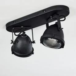 Hofstein Glostrup Deckenleuchte LED Schwarz, 2-flammig -LED Leuchten Verkäufe 2022 glostrup deckenleuchte h3381168 11