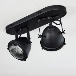 Hofstein Glostrup Deckenleuchte LED Schwarz, 2-flammig -LED Leuchten Verkäufe 2022 glostrup deckenleuchte h3381168 4