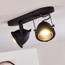 Hofstein Glostrup Deckenleuchte LED Schwarz, 2-flammig -LED Leuchten Verkäufe 2022 glostrup deckenleuchte h3381168 9