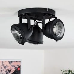 Hofstein Glostrup Deckenleuchte LED Schwarz, 3-flammig -LED Leuchten Verkäufe 2022 glostrup deckenleuchte h3381182 2