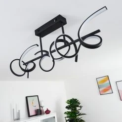 Hofstein Gora Deckenleuchte LED Schwarz, 3-flammig -LED Leuchten Verkäufe 2022 gora deckenleuchte h3325957 14