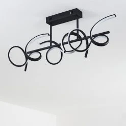 Hofstein Gora Deckenleuchte LED Schwarz, 3-flammig -LED Leuchten Verkäufe 2022 gora deckenleuchte h3325957 3