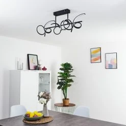 Hofstein Gora Deckenleuchte LED Schwarz, 3-flammig -LED Leuchten Verkäufe 2022 gora deckenleuchte h3325957 6