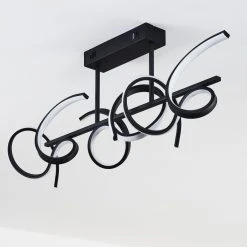 Hofstein Gora Deckenleuchte LED Schwarz, 3-flammig -LED Leuchten Verkäufe 2022 gora deckenleuchte h3325964 8