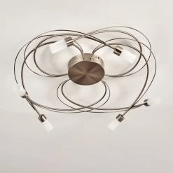 Hofstein Gordola Deckenleuchte LED Stahl geb&uuml;rstet, 6-flammig -LED Leuchten Verkäufe 2022 gordola deckenleuchte h3274729 do1 16