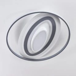 Hofstein Goro Deckenleuchte LED Grau, Wei&szlig;, 1-flammig, Fernbedienung -LED Leuchten Verkäufe 2022 goro deckenleuchte h3383452 7