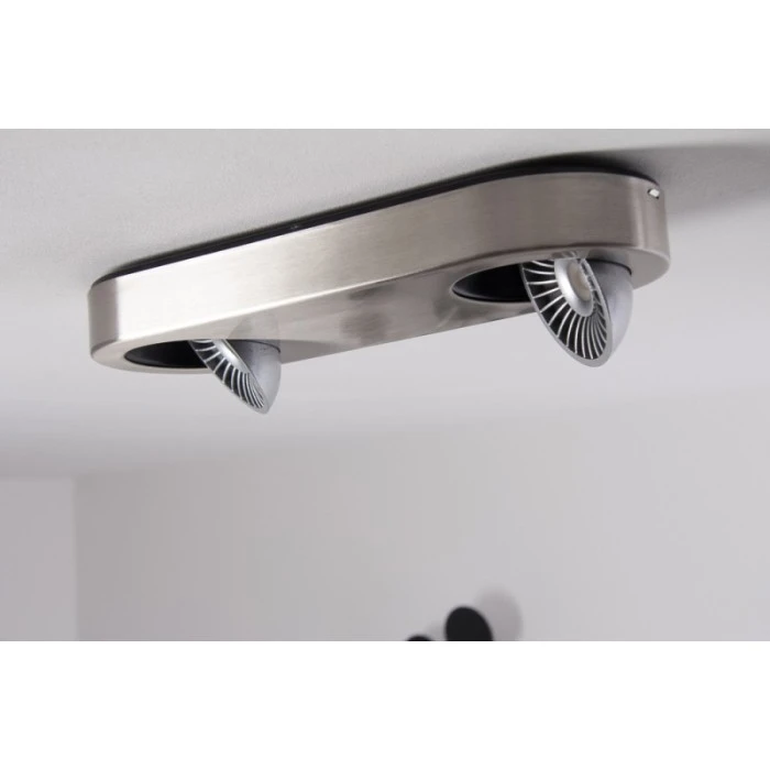 Hofstein Granada Deckenleuchte LED Nickel-Matt, 2-flammig 19 Hofstein Granada Deckenleuchte LED Nickel-Matt, 2-flammig – Bild 19