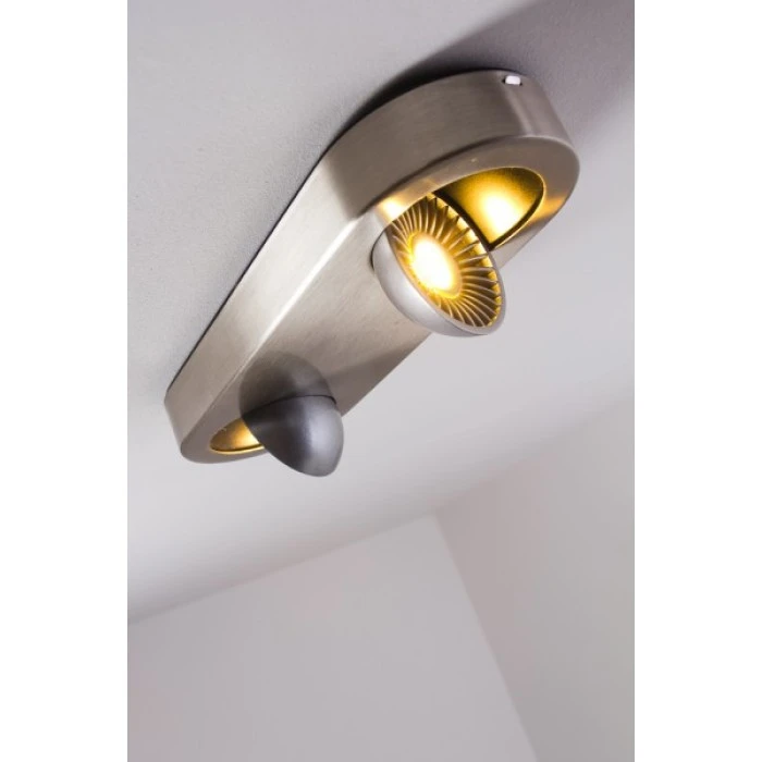 Hofstein Granada Deckenleuchte LED Nickel-Matt, 2-flammig 10 Hofstein Granada Deckenleuchte LED Nickel-Matt, 2-flammig – Bild 10