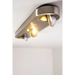 Hofstein Granada Deckenleuchte LED Nickel-Matt, 3-flammig -LED Leuchten Verkäufe 2022 granada deckenleuchte h3002285 19