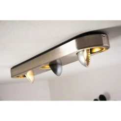 Hofstein Granada Deckenleuchte LED Nickel-Matt, 3-flammig -LED Leuchten Verkäufe 2022 granada deckenleuchte h3002285 3