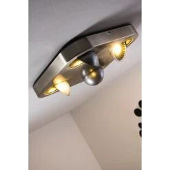 Hofstein Granada Deckenleuchte LED Nickel-Matt, 4-flammig -LED Leuchten Verkäufe 2022 granada deckenleuchte h3002292 15