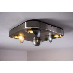 Hofstein Granada Deckenleuchte LED Nickel-Matt, 4-flammig -LED Leuchten Verkäufe 2022 granada deckenleuchte h3002292 5