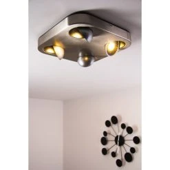 Hofstein Granada Deckenleuchte LED Nickel-Matt, 4-flammig -LED Leuchten Verkäufe 2022 granada deckenleuchte h3002292 9