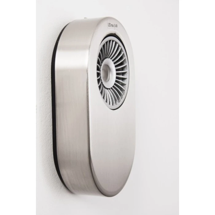 Hofstein Granada Wandleuchte LED Nickel-Matt, 1-flammig 12 Hofstein Granada Wandleuchte LED Nickel-Matt, 1-flammig – Bild 12