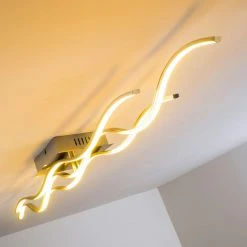 Hofstein Grant Deckenleuchte LED Nickel-Matt, 1-flammig -LED Leuchten Verkäufe 2022 grant deckenleuchte h300366 do5 10