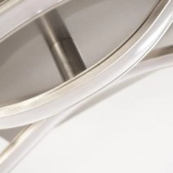 Hofstein Grant Deckenleuchte LED Nickel-Matt, 1-flammig -LED Leuchten Verkäufe 2022 grant deckenleuchte h300366 do5 12