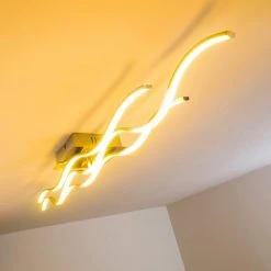 Hofstein Grant Deckenleuchte LED Nickel-Matt, 1-flammig -LED Leuchten Verkäufe 2022 grant deckenleuchte h300366 do5 17