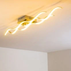 Hofstein Grant Deckenleuchte LED Nickel-Matt, 1-flammig -LED Leuchten Verkäufe 2022 grant deckenleuchte h300366 do5 8