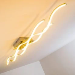 Hofstein Grant Deckenleuchte LED Nickel-Matt, 1-flammig -LED Leuchten Verkäufe 2022 grant deckenleuchte h300366 do5 9